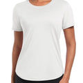 TACVASEN White Women's UPF 80+ Sun Protection Workout Shirt