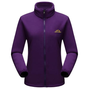 TACVASEN Deep Purple Women's 3 - IN - 1 Waterproof Coats Windproof Fleece Ski Jacket
