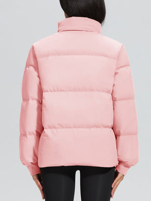 TACVASEN Pink Women's Winter Down Puffer Jackets