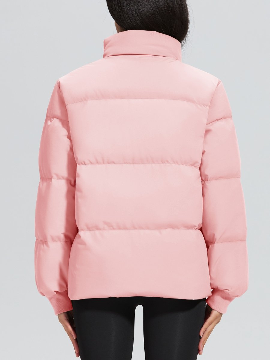 TACVASEN Pink Women's Winter Down Puffer Jackets
