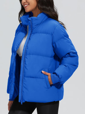 TACVASEN Bright Blue Women's Winter Down Puffer Jackets