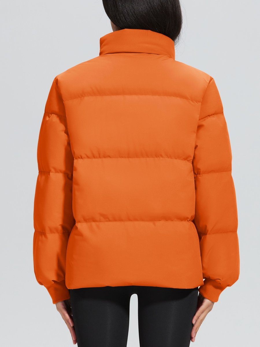 TACVASEN Orange Women's Winter Down Puffer Jackets