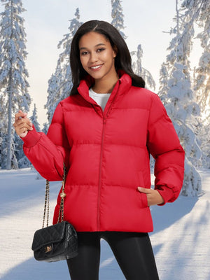 TACVASEN Tomato Women's Winter Down Puffer Jackets