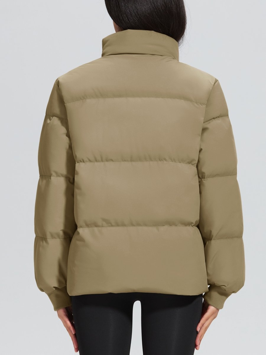 TACVASEN Khaki Women's Winter Down Puffer Jackets