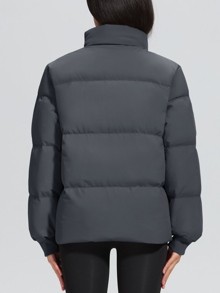TACVASEN Dark Grey Women's Winter Down Puffer Jackets