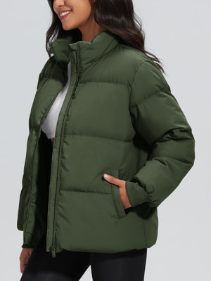 TACVASEN Army Green Women's Winter Down Puffer Jackets