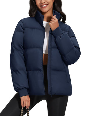 TACVASEN Navy Women's Winter Down Puffer Jackets