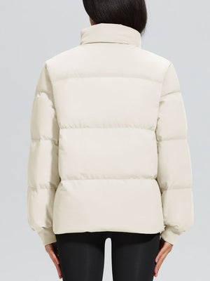 TACVASEN White Women's Winter Down Puffer Jackets