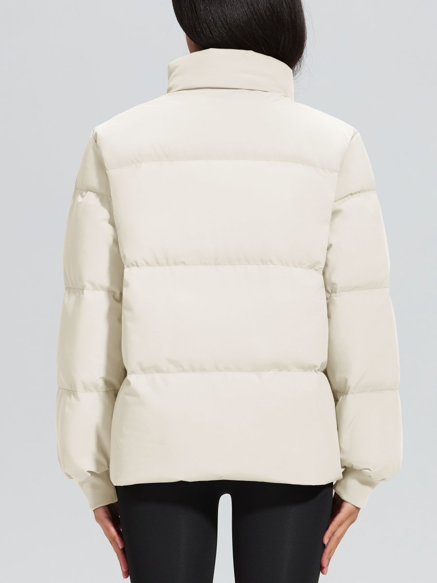 TACVASEN White Women's Winter Down Puffer Jackets