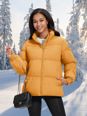 TACVASEN Khaki Women's Winter Down Puffer Jackets