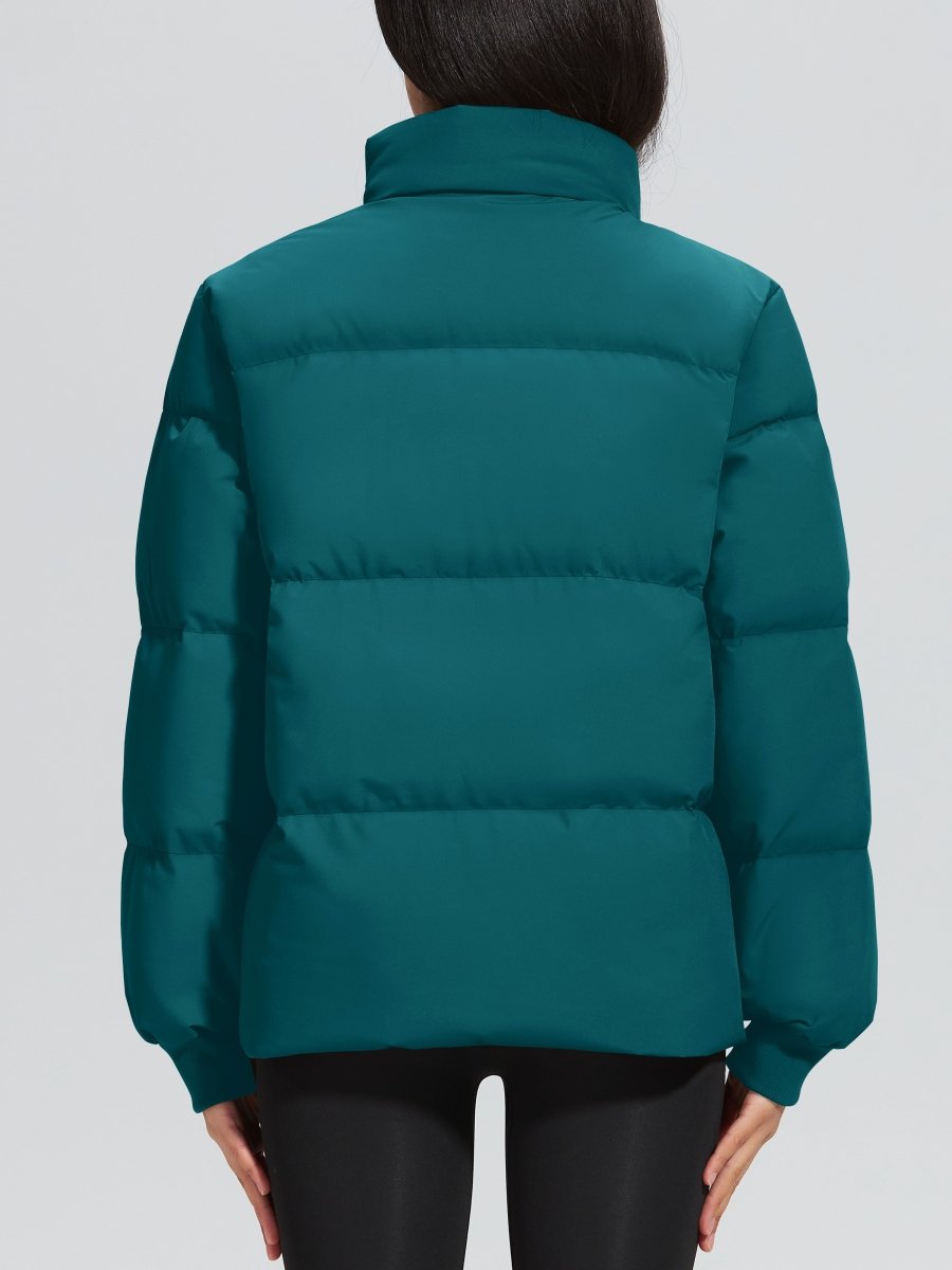 TACVASEN Emerald Green Women's Winter Down Puffer Jackets