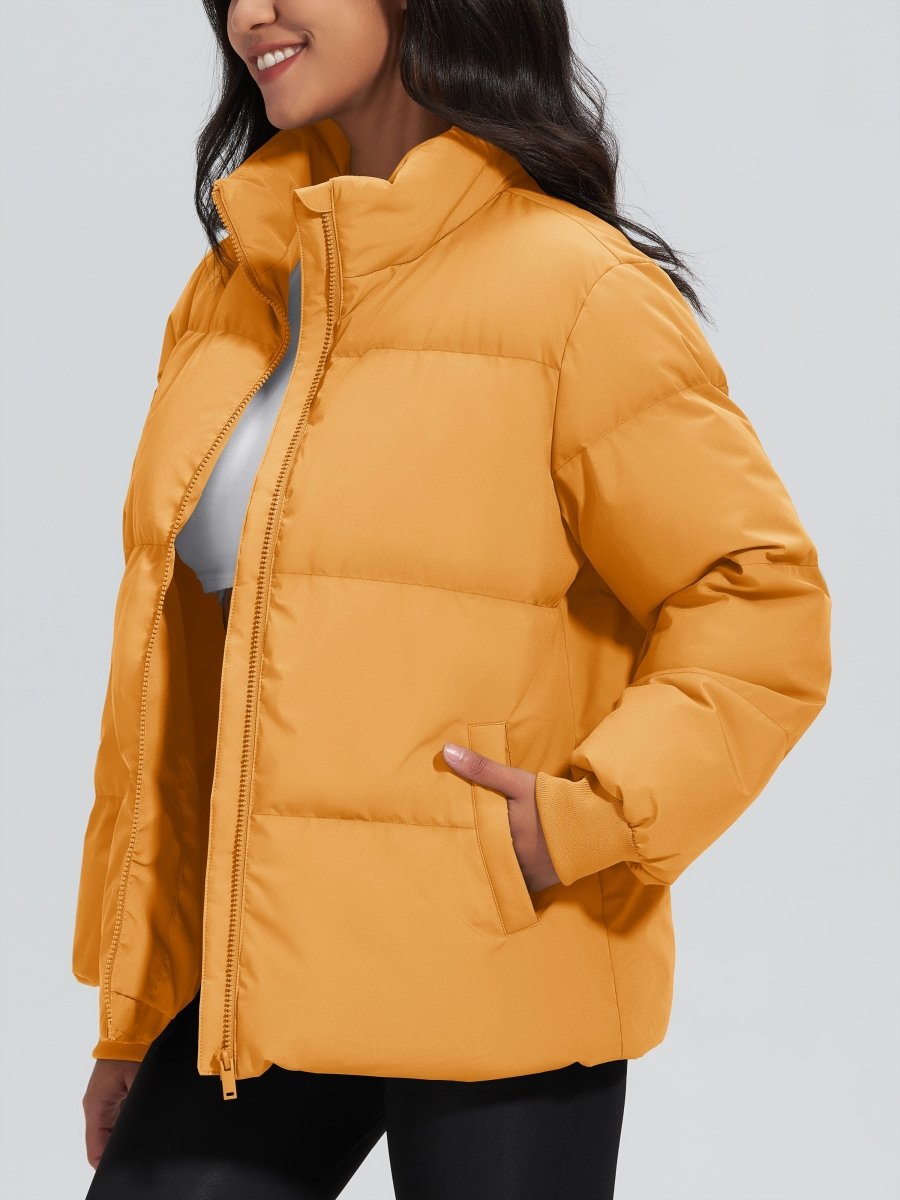 TACVASEN Khaki Women's Winter Down Puffer Jackets