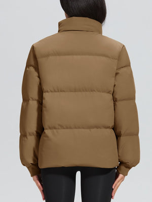 TACVASEN Brown Women's Winter Down Puffer Jackets