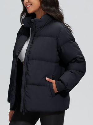 TACVASEN Black Women's Winter Down Puffer Jackets