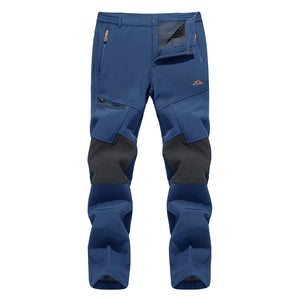 Men's Hiking Fleece Lined Reinforced Knees Softshell Pants - Fall Winter 2022