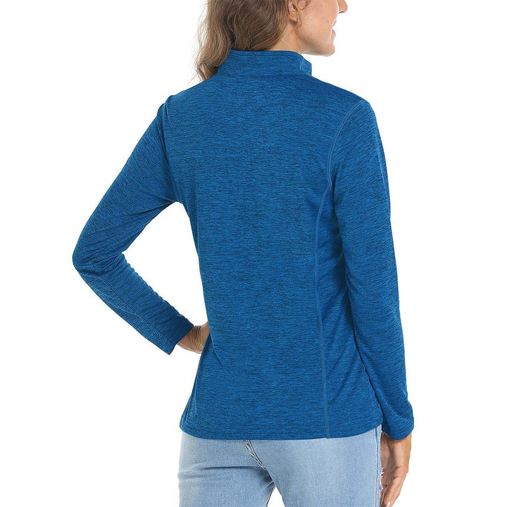 Women's UPF 50+ 1/4 Zip Quick Dry Hiking Shirts - Women's Shirts