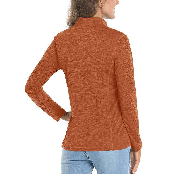 Women's UPF 50+ 1/4 Zip Quick Dry Hiking Shirts - Women's Shirts