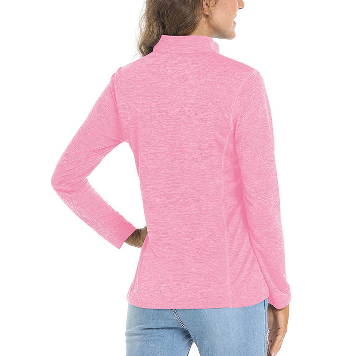 Women's UPF 50+ 1/4 Zip Quick Dry Hiking Shirts - Women's Shirts
