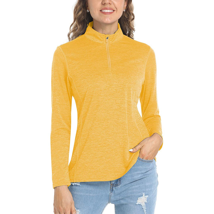 Women's UPF 50+ 1/4 Zip Quick Dry Hiking Shirts - Women's Shirts