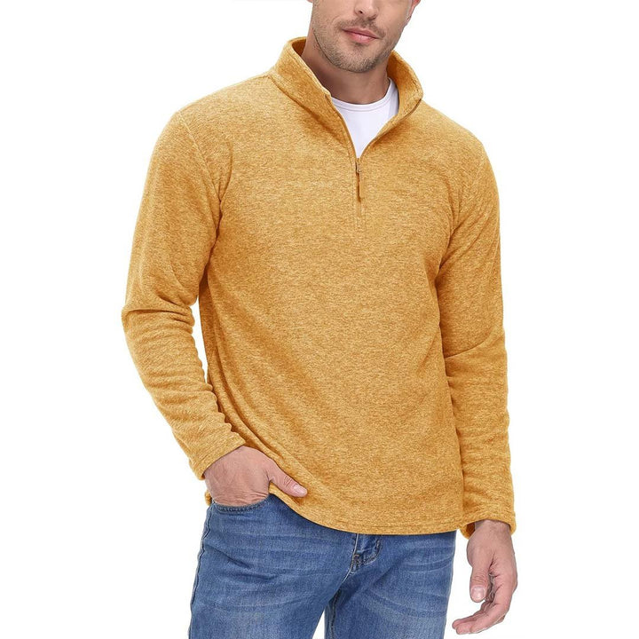 Men's 1/4 Zip Fleece Athletic Pullover Sweatshirts - Men's Sweatshirts