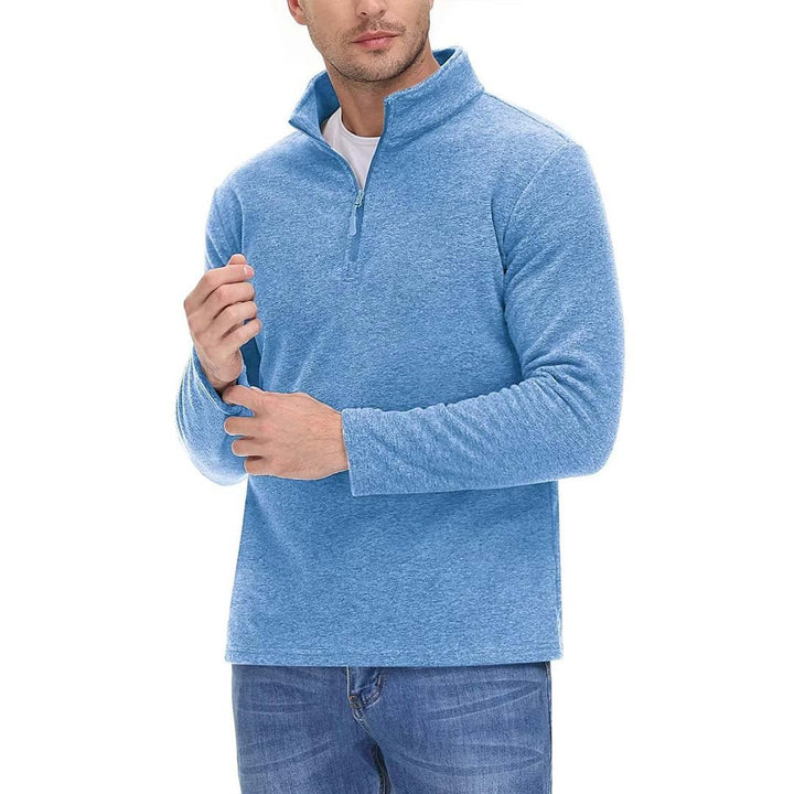 Men's 1/4 Zip Fleece Athletic Pullover Sweatshirts - Men's Sweatshirts