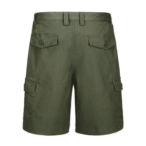 TACVASEN Army Green Utility Cotton Cargo Shorts