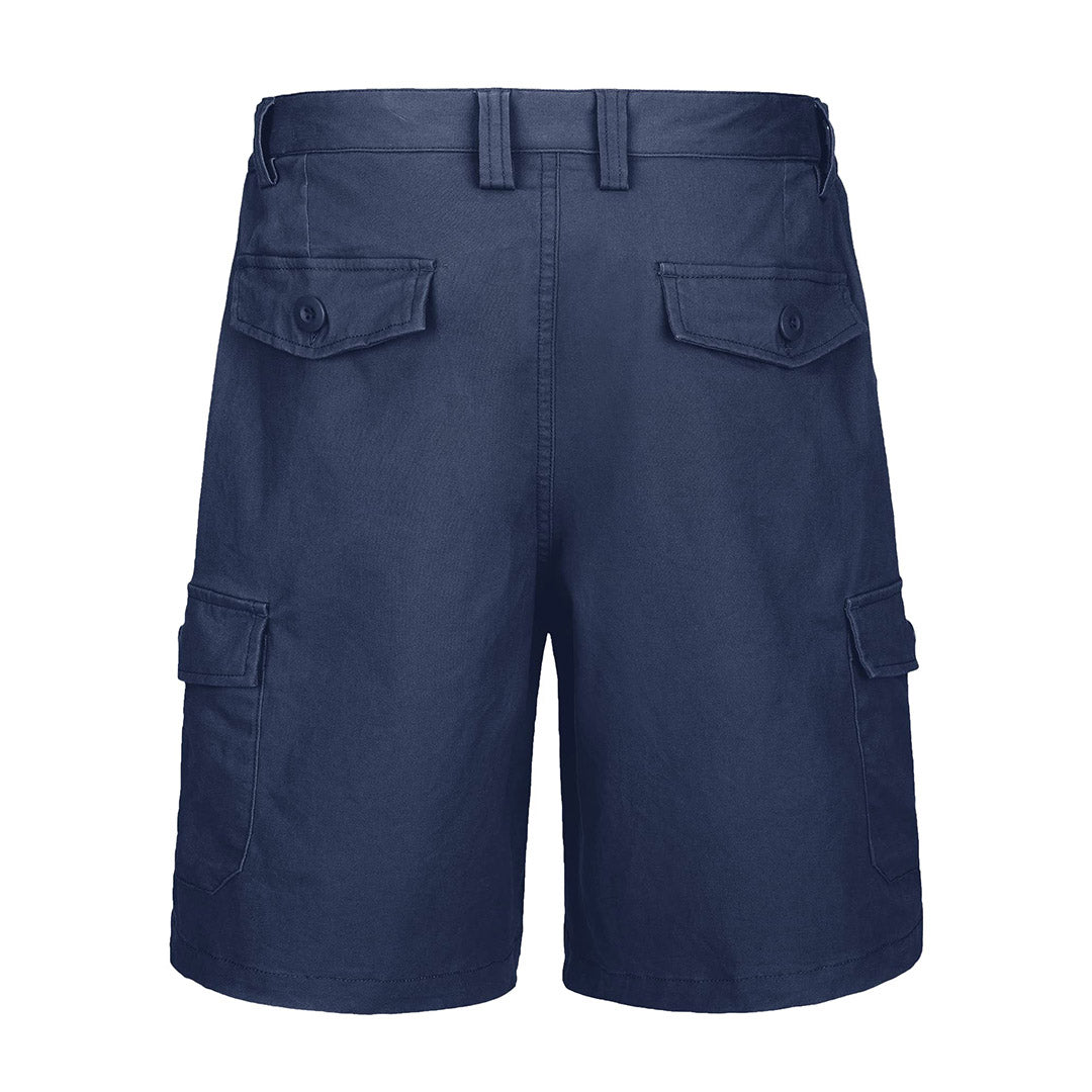 TACVASEN Navy Utility Cotton Cargo Shorts