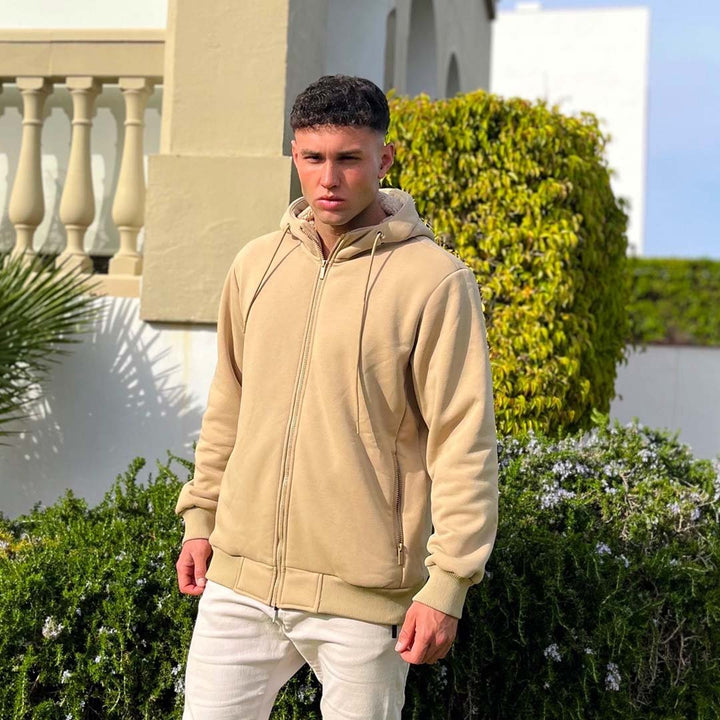 Men's Fleece Hoodie Jacket Windproof Winter Coats -