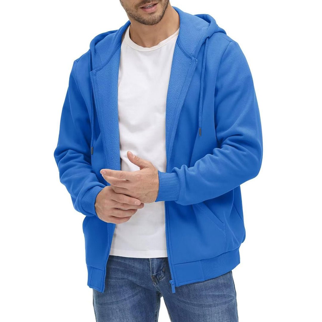 TACVASEN Azure Men's Full Zip - Up Casual Active Hoodie