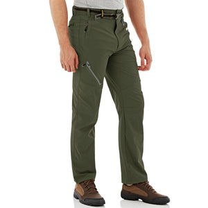TACVASEN Army Green Men's Quick Dry Lightweight Breathable Hiking Pants