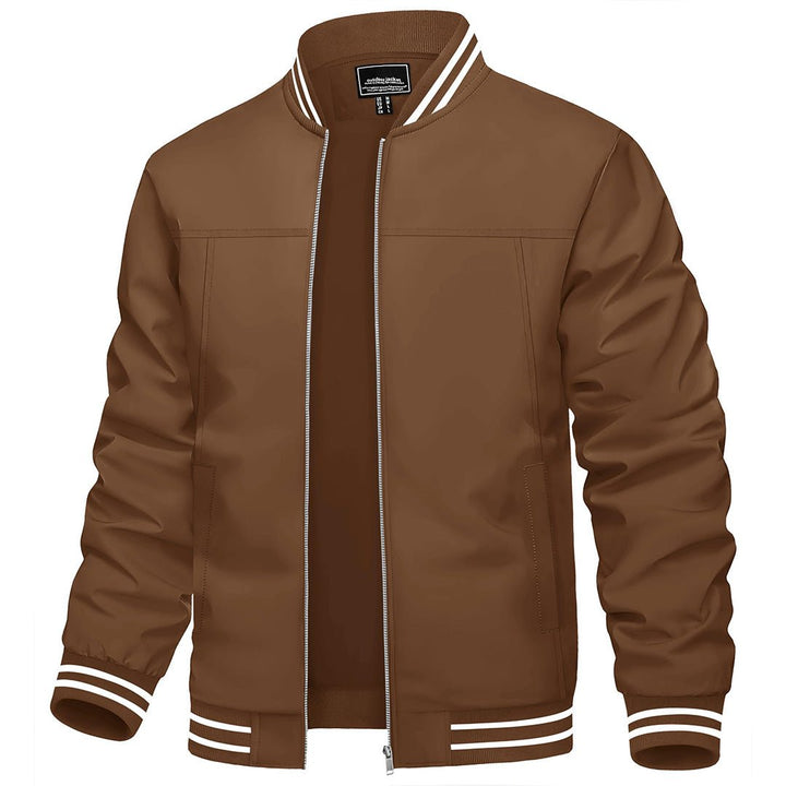 Men's Lightweight Windbreaker Full-Zip Bomber Jackets - Men's Jackets