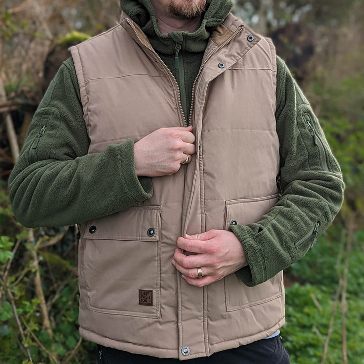Men's Outerwear Vests with Fleece Liner Hiking Jacket - Fall Winter 2022