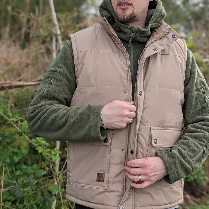 Men's Outerwear Vests with Fleece Liner Hiking Jacket - Fall Winter 2022