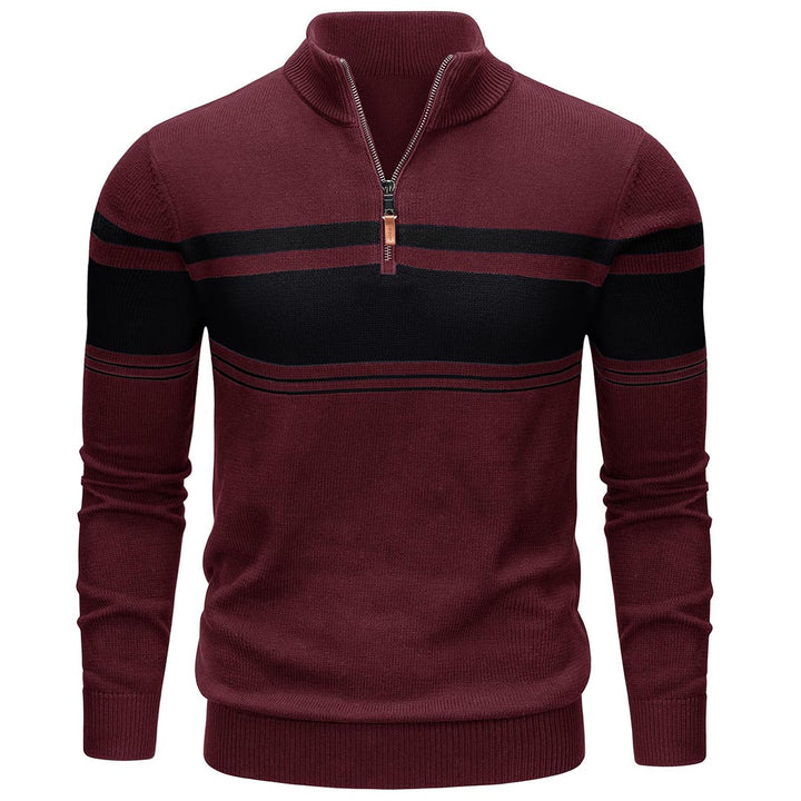 Men's Polo Sweaters Classic Cotton Knitted - Men's Sweater