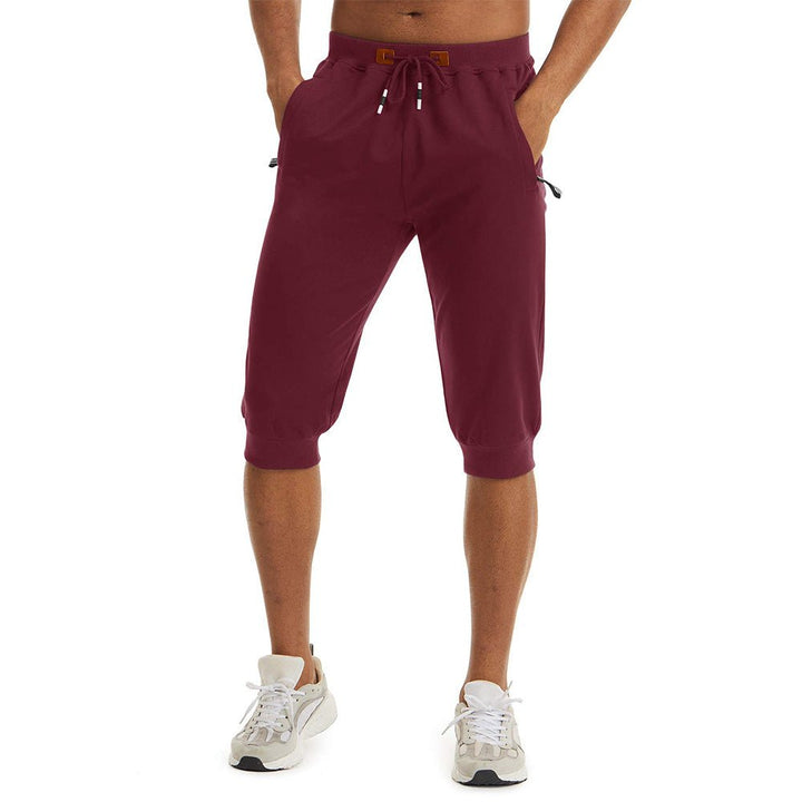 Men's Running Shorts Drawstring Capri Pants - Men's Capri Pants