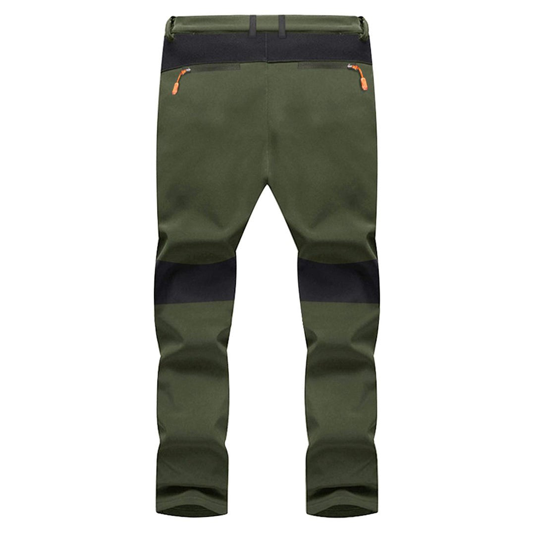 TACVASEN Grey Black Men's Snow Hiking Water - Resistant Ski Fleece Lined Pants