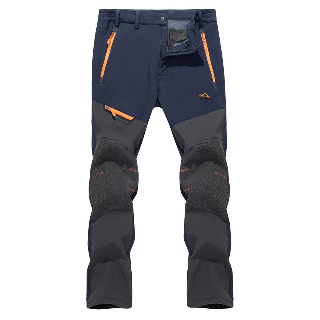 TACVASEN Navy Men's Snow Hiking Water - Resistant Ski Fleece Lined Pants