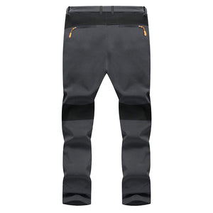 TACVASEN Grey Black Men's Snow Hiking Water - Resistant Ski Fleece Lined Pants