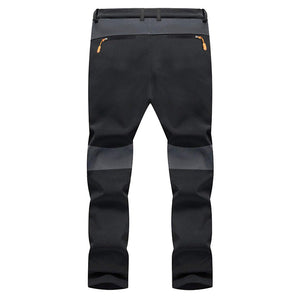TACVASEN Black Men's Snow Hiking Water - Resistant Ski Fleece Lined Pants