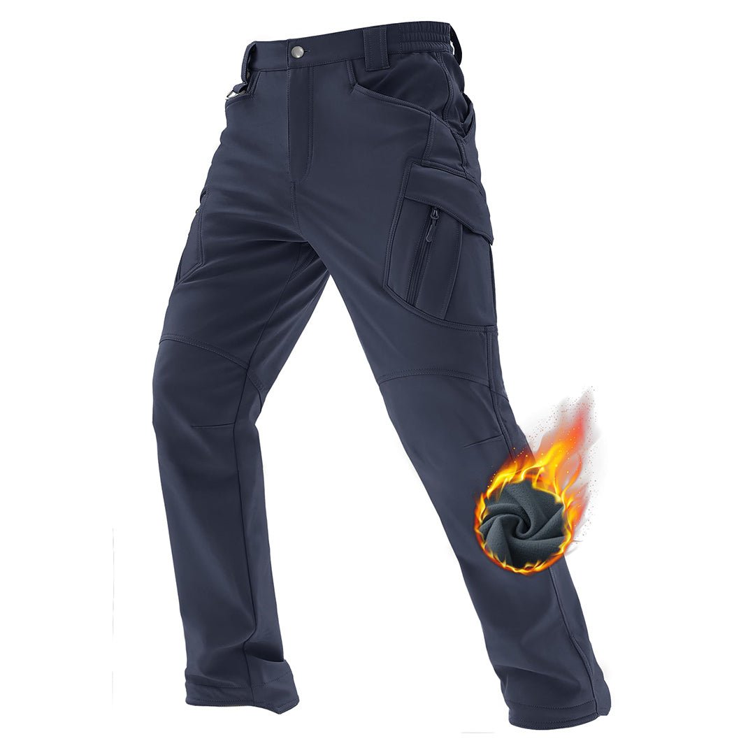 TACVASEN Navy Men's Softshell Ski Tactical Military Hiking Pants