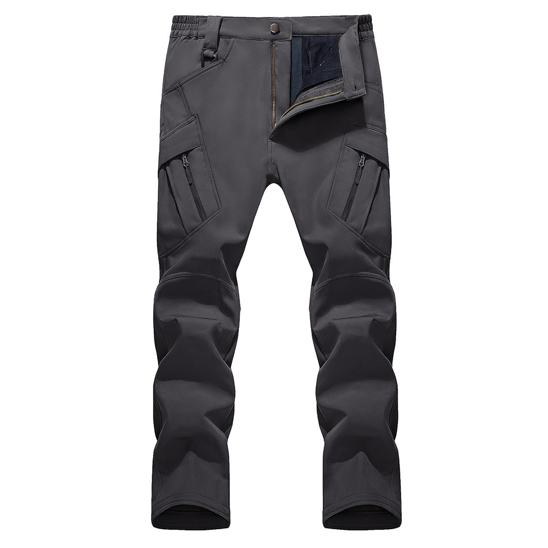 TACVASEN Grey Men's Softshell Ski Tactical Military Hiking Pants