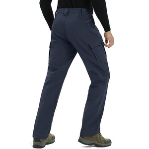 TACVASEN Navy Men's Softshell Ski Tactical Military Hiking Pants