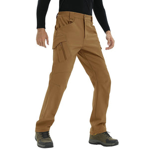 TACVASEN Navy Men's Softshell Ski Tactical Military Hiking Pants