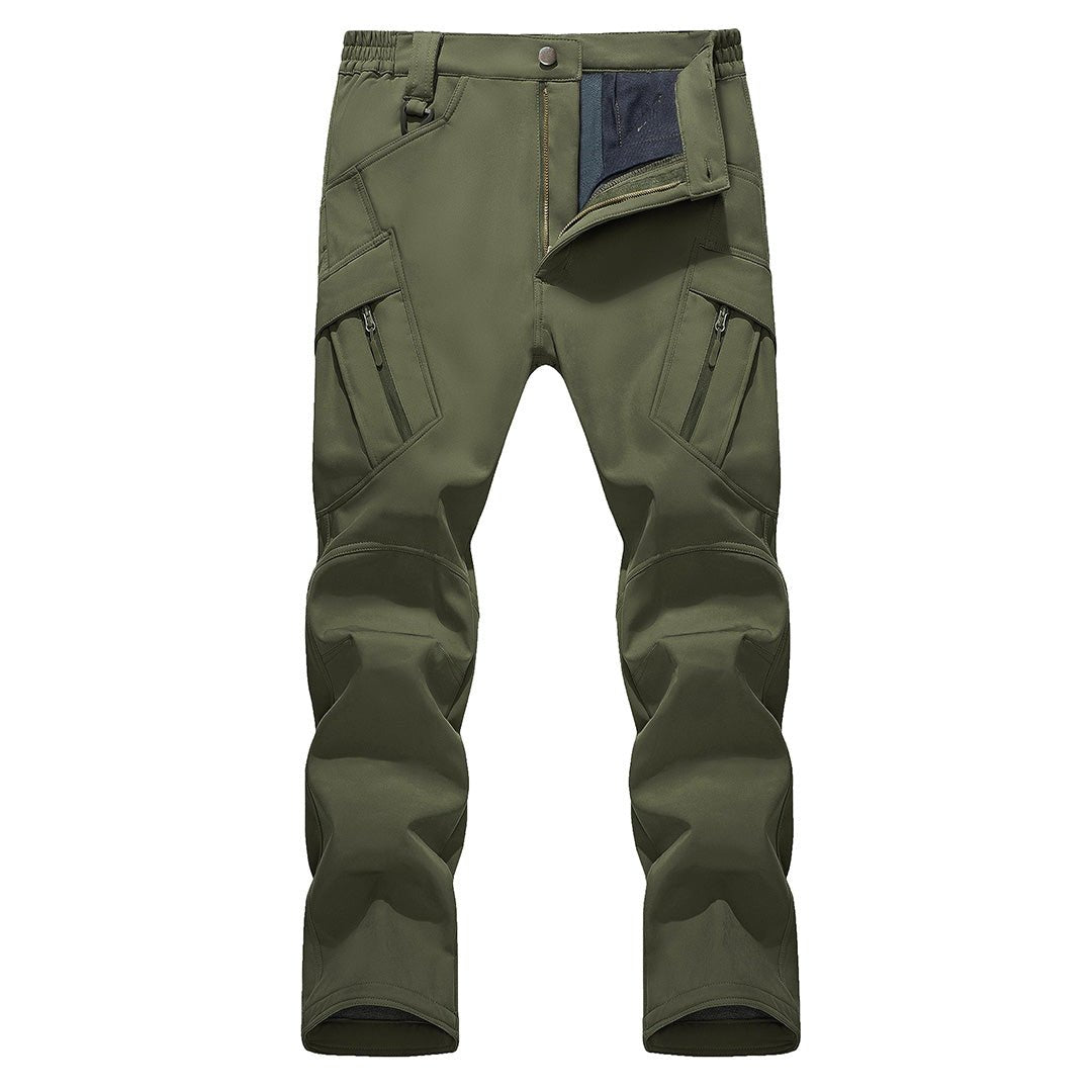 TACVASEN Army Green Men's Softshell Ski Tactical Military Hiking Pants