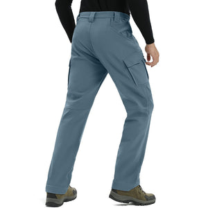 TACVASEN Light Blue Men's Softshell Ski Tactical Military Hiking Pants