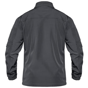TACVASEN Dark Grey Men's Tactical Jackets Waterproof Softshell Jacket