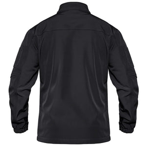 TACVASEN Black Men's Tactical Jackets Waterproof Softshell Jacket
