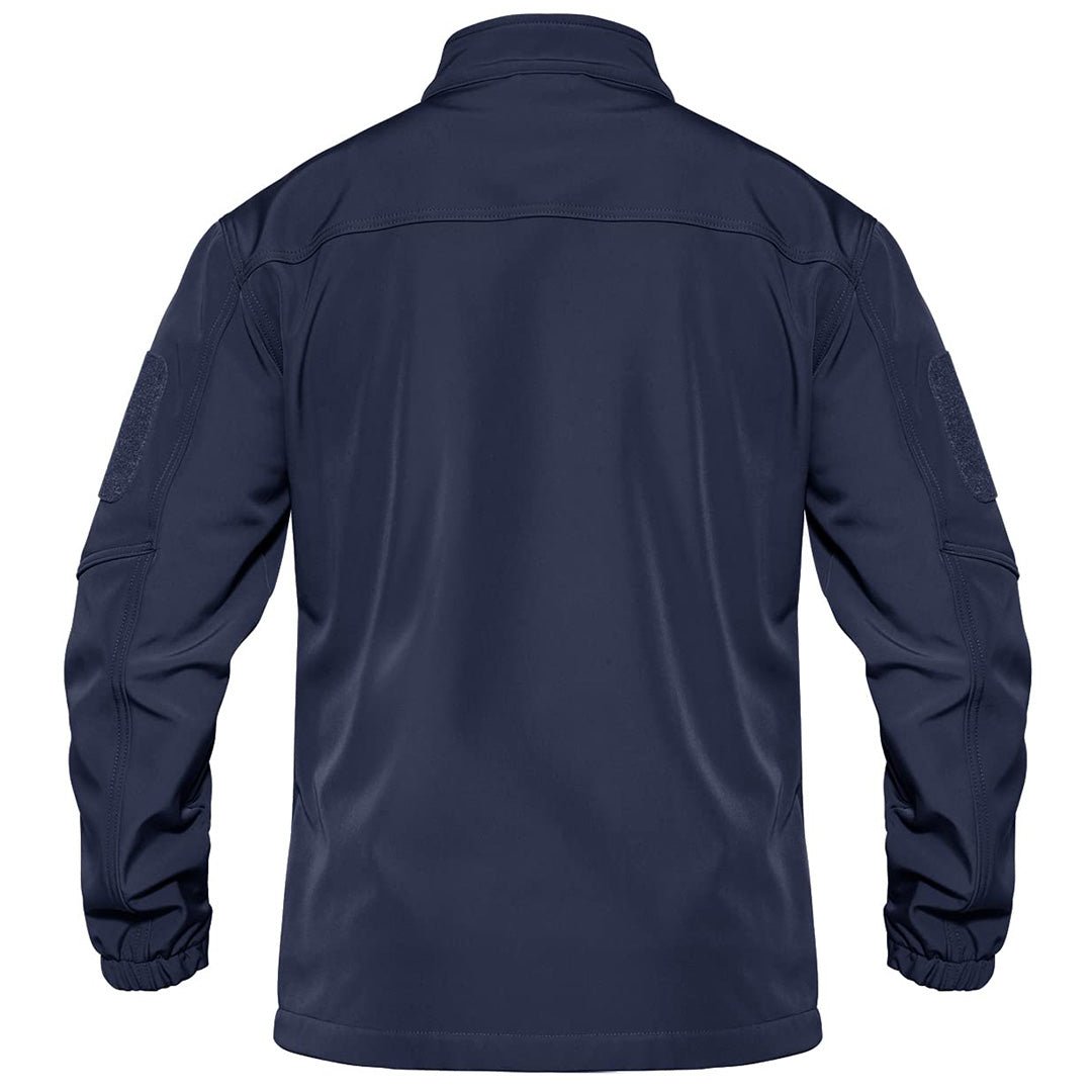 TACVASEN Navy Men's Tactical Jackets Waterproof Softshell Jacket