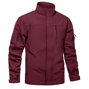 TACVASEN Navy Men's Tactical Jackets Waterproof Softshell Jacket