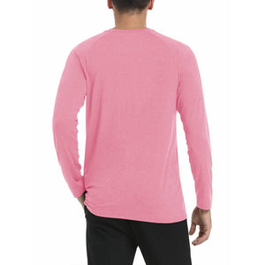 Men's UPF 50+ Fishing Swim Long Sleeve Shirts - C22M588